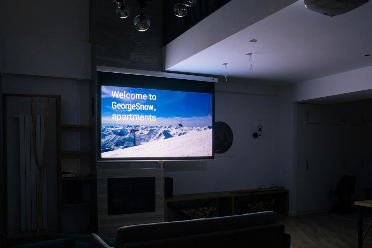 George Snow Apartments In New Gudauri - Fireplace, 50M To Gondola Lift Dış mekan fotoğraf